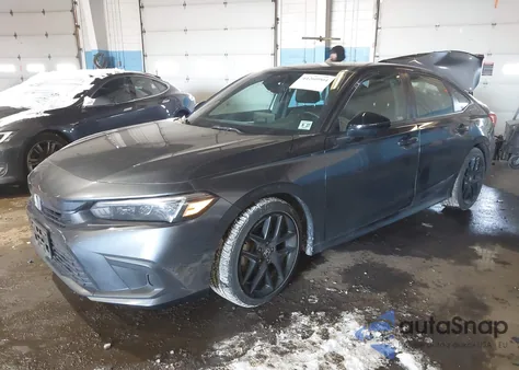 2022 Honda Civic Sport from USA, damaged, VIN 2HGFE2F51NH597741